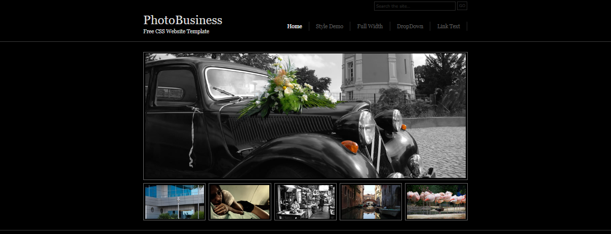 Photo Business - Website Template